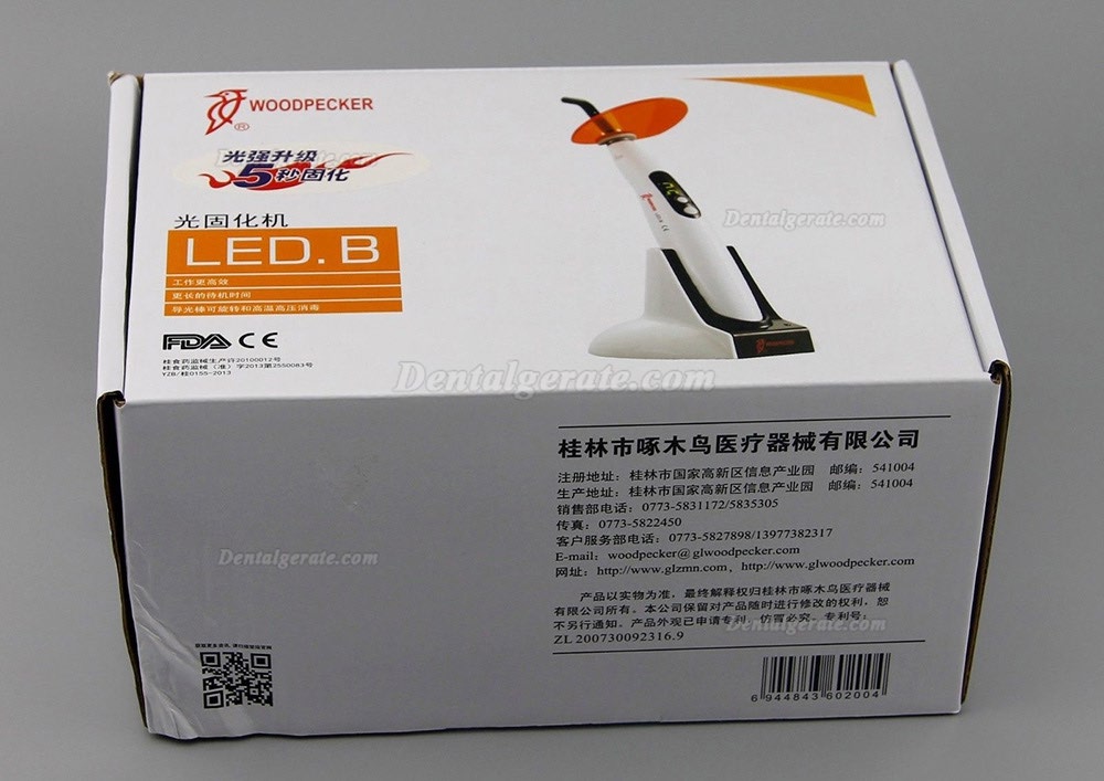 Woodpecker&reg; LED.B Dental Polymerisationslampe Wireless kabellos LED-Lampe
